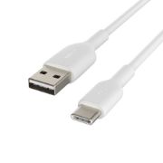 Image de Belkin 3 m, USB-C to USB-A, White Câble USB - Blanc (CAB001BT3MWH)