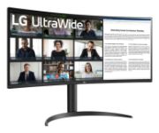 Image de LG 34WR55QK-B écran plat de PC 86,4 cm (34") 3440 x 1440 pixels Wide Quad HD Noir (34WR55QK-B.AEU)