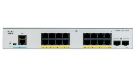 Image de Cisco C1000-16T-2G-L Switch - Gris (C1000-16T-2G-L-RF)