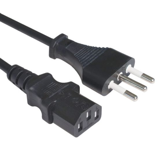 Image de Cisco Power Cord, Right Angle, Italy Cordon dalimentation - Noir (CAB-ACI-RA=)