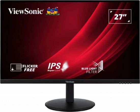 Image de Viewsonic VG Series écran plat de PC 68,6 cm (27") 2560 x 1440 pixels Quad HD LED Noir (VG2709-2K-MHD-2)