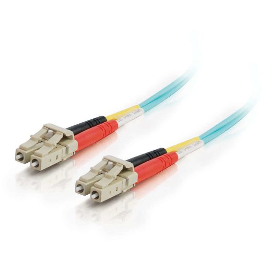Image de C2G câble de fibre optique 1 m LC OFNR Turquoise (85549)