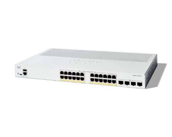 Image de Cisco Catalyst 1300 Switch - Gris (C1300-24P-4X)