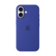 Image de Apple Coque en silicone avec MagSafe pour iPhone 16 - Outremer - Bleu (MYY63ZM/A)