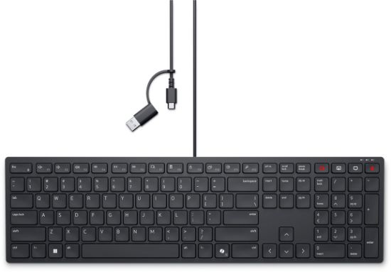 Image de DELL Clavier filaire de collaboration Pro - KB525C - suisse (QWERTZ) (KB525C-SW-EMEA)