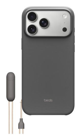 Image de Apple Coque Beats Kickstand avec MagSafe et Commande de l’appareil photo pour iPhone 17 Pro Max - Gris granite - Granit, Gris (MGY94LL/A)