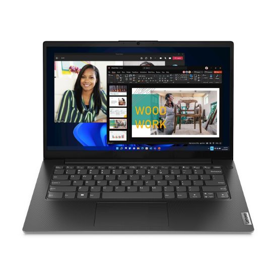 Image de Lenovo V14 G4 AMN AMD Ryzen™ 5 7520U Ordinateur portable 35,6 cm (14") Full HD 16 Go LPDDR5-SDRAM 512 Go SSD Wi-Fi 6 (802.11ax) Windows 11 Pro Anglais Noir (82YT012QMH)