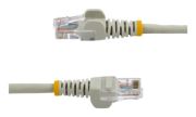 Image de StarTech.com Câble réseau Cat5e UTP sans crochet de 3m - Cordon Ethernet RJ45 anti-accroc - M/M - Gris (45PAT3MGR)