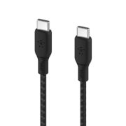 Image de Belkin BOOST CHARGE câble USB 2 m USB 2.0 USB C Noir (CAB014BT2MBK)