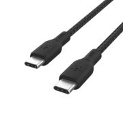 Image de Belkin BOOST CHARGE câble USB 2 m USB 2.0 USB C Noir (CAB014BT2MBK)