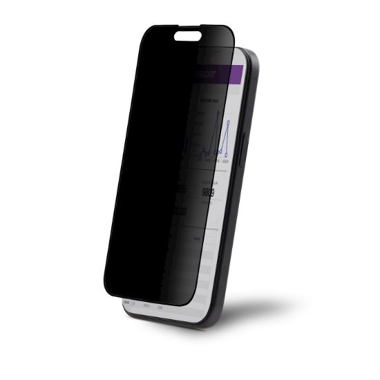 Image de StarTech.com Filtre de Confidentialité 4 Directions pour iPhone 15 Plus, Supporte l'Orientation Portrait/Paysage, Tactile avec Vue à +/- 30°, Écran de Confidentialit ... (I15T1-PRIVACY-SCREEN)