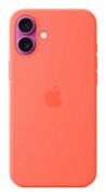 Image de Apple Coque en silicone avec MagSafe pour iPhone 16 Plus - Tangerine - Orange (MDGT4ZM/A)
