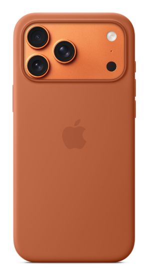 Image de Apple Coque en silicone avec MagSafe pour iPhone 17 Pro Max – Terracotta - Terre cuite (MGFQ4ZM/A)