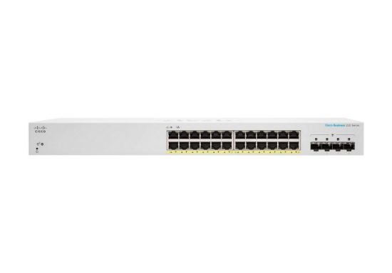 Image de Cisco CBS220-24FP-4X Switch - Blanc (CBS220-24FP4XUK-RF)