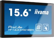 Image de iiyama ProLite écran plat de PC 39,6 cm (15.6") 1920 x 1080 pixels Full HD LED Écran tactile Multi-utilisateur Noir (TF1634MC-B8X)