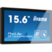Image de iiyama ProLite écran plat de PC 39,6 cm (15.6") 1920 x 1080 pixels Full HD LED Écran tactile Multi-utilisateur Noir (TF1634MC-B8X)