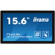 Image de iiyama ProLite écran plat de PC 39,6 cm (15.6") 1920 x 1080 pixels Full HD LED Écran tactile Multi-utilisateur Noir (TF1634MC-B8X)
