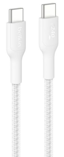 Image de Belkin BoostCharge Pro Câble USB - Blanc (CAB025HQ1MWH)
