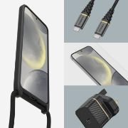 Image de OtterBox React Series Necklace Case pour Galaxy S24+, Black - Noir (77-94738)