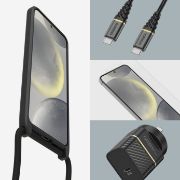 Image de OtterBox React Series Necklace Case pour Galaxy S24+, Black - Noir (77-94738)