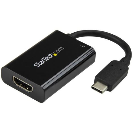 Image de StarTech.com Adaptateur vidéo USB-C vers HDMI 4K 60 Hz avec USB Power Delivery 60 W (CDP2HDUCP)