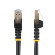 Image de StarTech.com Câble réseau Cat6a STP blindé sans crochet de 3 m - Noir (6ASPAT3MBK)