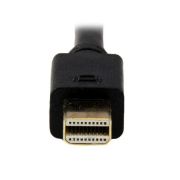 Image de StarTech.com Adaptateur Mini DisplayPort vers VGA - Câble Display Port Mâle VGA Mâle 1920x1200 - Noir 4,5m (MDP2VGAMM15B)