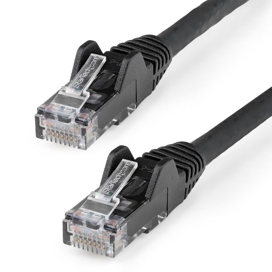 Image de StarTech.com câble de réseau Noir 3 m Cat6 U/UTP (UTP) (N6LPATCH3MBK)