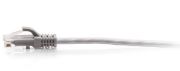 Image de C2G Câble de raccordement Ethernet fin Cat6a non blindé (UTP) avec protection anti-accrochage de 0,3 m - Gris (30111)
