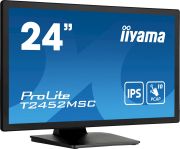 Image de iiyama ProLite écran plat de PC 60,5 cm (23.8") 1920 x 1080 pixels Full HD LCD Écran tactile Multi-utilisateur Noir (T2452MSC-B1)
