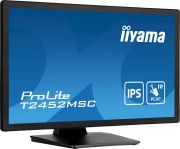 Image de iiyama ProLite écran plat de PC 60,5 cm (23.8") 1920 x 1080 pixels Full HD LCD Écran tactile Multi-utilisateur Noir (T2452MSC-B1)