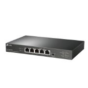 Image de TP-Link commutateur réseau Non-géré Gigabit Ethernet (10/100/1000) Connexion Ethernet, supportant l'alimentation via ce port (PoE) Noir (TL-SG105PP-M2)