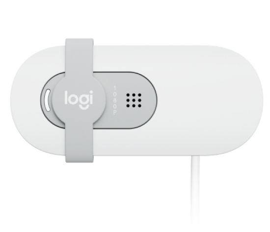 Image de Logitech Brio 100 webcam 2 MP 1920 x 1080 pixels USB Blanc (960-001617)