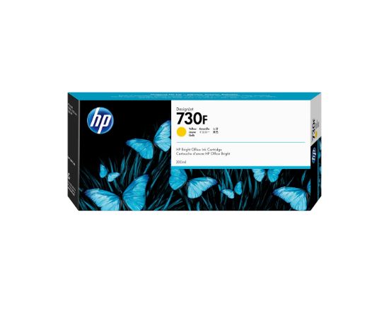 Image de HP 730F Cartouche d'encre DesignJet, jaune, 300 ml (1XB25A)