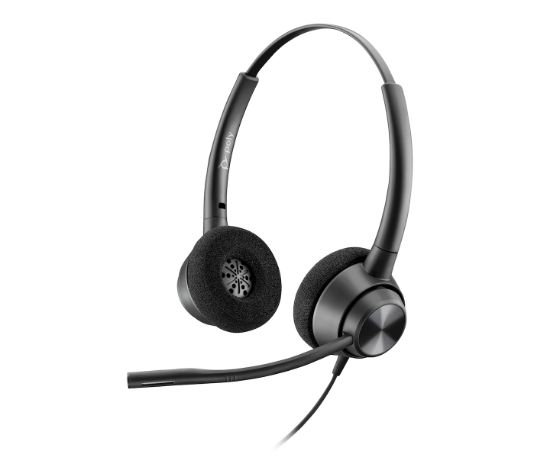 Image de HP Poly Micro-casque Poly EncorePro 320 binaural avec fonction Quick Disconnect TAA (77T26AA)