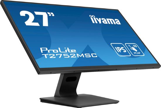Image de iiyama ProLite écran plat de PC 68,6 cm (27") 1920 x 1080 pixels Full HD LED Écran tactile Noir (T2752MSC-B1)