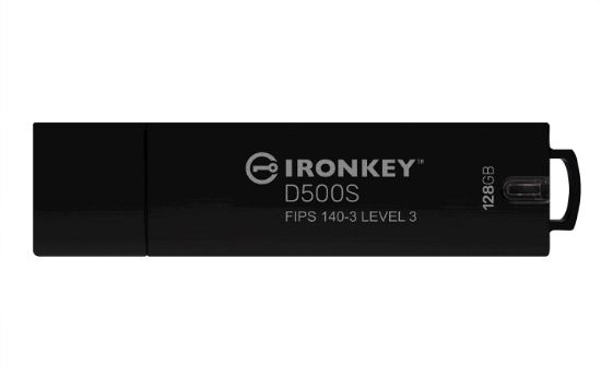Image de Kingston Technology IronKey 128 Go D500S FIPS 140-3 Lvl 3 AES-256 (IKD500S/128GB)