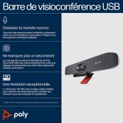 Image de HP Poly Barre de visioconférence USB Poly Studio R30 (842D2AA)