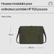 Image de HP Housse modulaire pour PC portable 15,6 pouces (9J498AA)