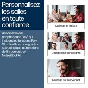 Image de HP Poly Système de visioconférence Poly Studio G62 avec kit de plaque de montage sans cordon d’alimentation TAA (99T18AA)