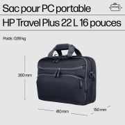 Image de HP Travel Plus 22L 16-inch Laptop Bag (A2CE1AA)