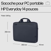 Image de HP Sacoche pour PC portable Everyday 14 pouces (A08JSAA)