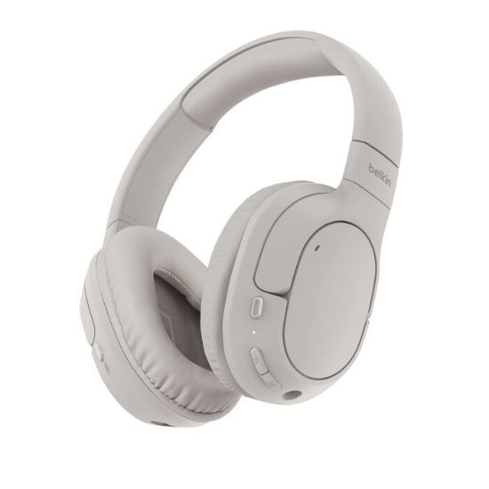 Image de Belkin Wireless Over-Ear Headphones, Bluetooth 5.4, Sand Casque - Sable (AUD009HQSA)