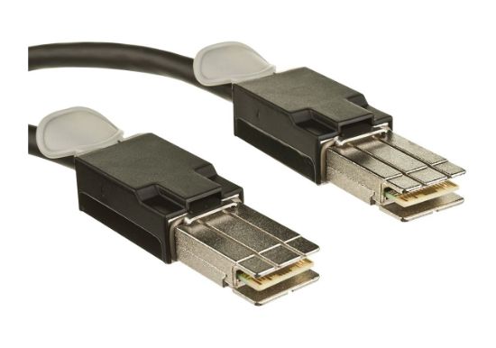 Image de Cisco FlexStack-Plus stacking cable with a 0.5 m length Câble de fibre optique - Noir (CAB-STK-0.5M=)