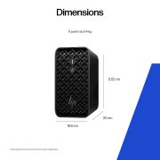 Image de HP Z2 Mini G1a Copilot+ PC AMD Ryzen AI Max PRO 390 32 Go LPDDR5x-SDRAM 1 To SSD Windows 11 Pro Mini PC Station de travail AI Workstation, AI PC Noir (A40QBET)