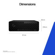 Image de HP Z2 SFF G1i Intel Core Ultra 7 265 32 Go DDR5-SDRAM 1 To SSD Windows 11 Pro Station de travail AI Workstation, AI PC Noir (A40TDET)