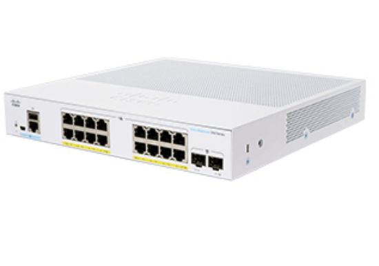 Image de Cisco CBS350-16P-2G Switch - Argent (CBS350-16P-2GUK-RF)