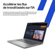 Image de HP ZBook 8 G1i 16 Wolf Pro Security Edition Intel Core Ultra 9 285H Station de travail mobile 40,6 cm (16") WUXGA 32 Go DDR5-SDRAM 1 To SSD NVIDIA RTX 500 Ada Wi-Fi 7 (802.11be) ... (B72VDET)