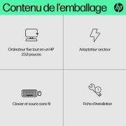 Image de HP 24-cr0060nb AMD Ryzen™ 5 7520U 60,5 cm (23.8") 1920 x 1080 pixels PC All-in-One 16 Go LPDDR5-SDRAM 512 Go SSD Windows 11 Home Wi-Fi 6 (802.11ax) Noir (C50KBEA)