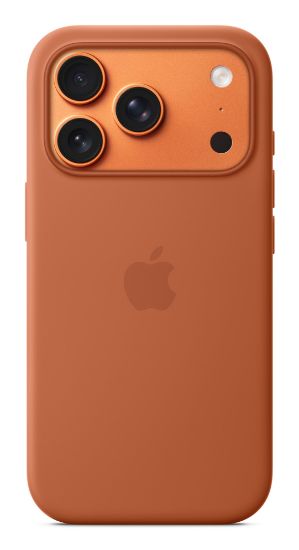 Image de Apple Coque en silicone avec MagSafe pour iPhone 17 Pro – Terracotta - Terre cuite (MGFJ4ZM/A)